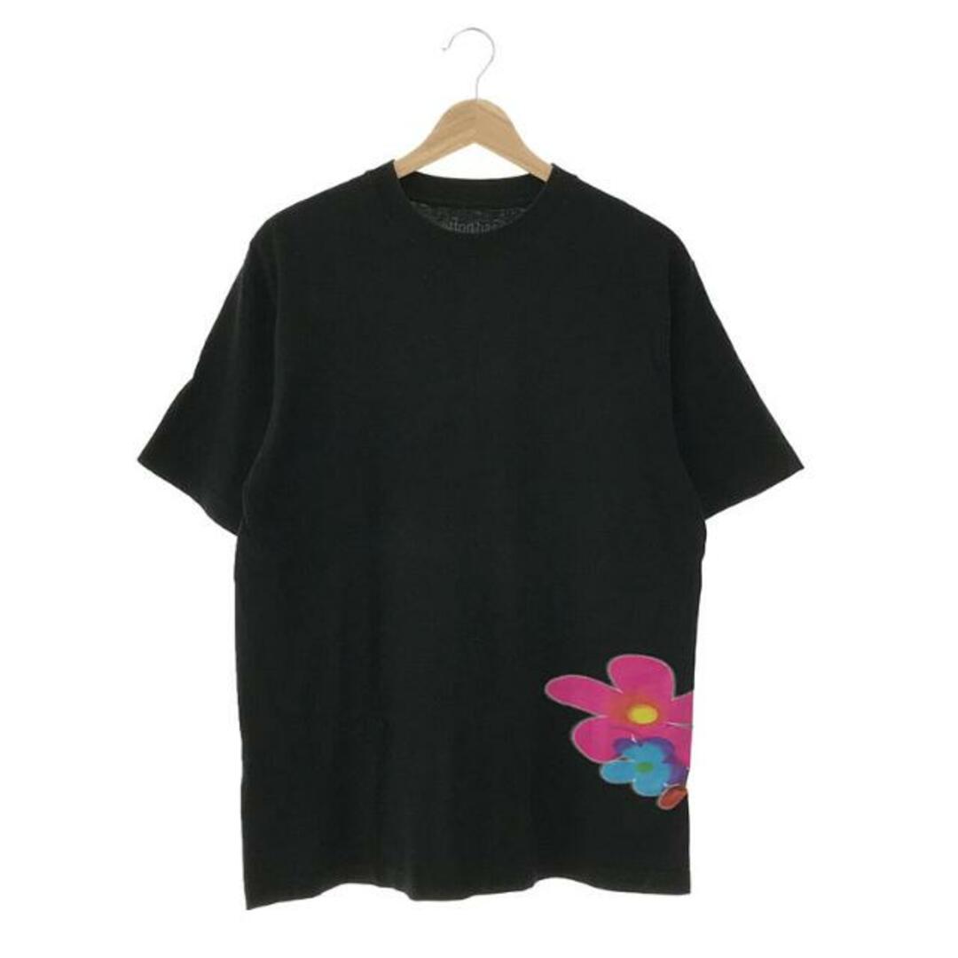 GOODENOUGH(グッドイナフ)のGOODENOUGH / グッドイナフ | フラワー 両面プリント Tシャツ | M | ブラック | メンズ メンズのトップス(Tシャツ/カットソー(半袖/袖なし))の商品写真