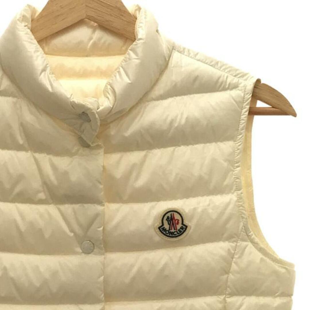 MONCLER(モンクレール)の【美品】  MONCLER / モンクレール | LIANE GILET リアーネ ダウンベスト | 14A | ホワイト | レディース レディースのトップス(ベスト/ジレ)の商品写真