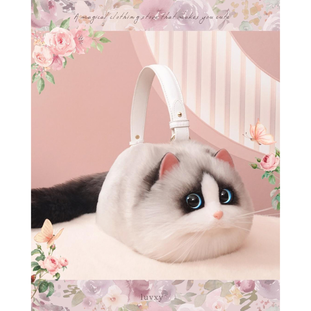 猫バッグ超おっきい子 ラグドール bag- 猫バッグ超おっきい子 ラグドール bag-