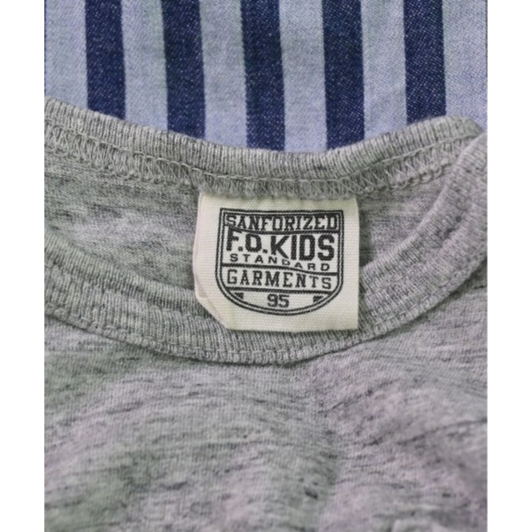 F.O.KIDS(エフオーキッズ)のF.O.KIDS エフオーキッズ ワンピース（その他） 95 グレーx紺 【古着】【中古】 キッズ/ベビー/マタニティのキッズ服女の子用(90cm~)(ワンピース)の商品写真