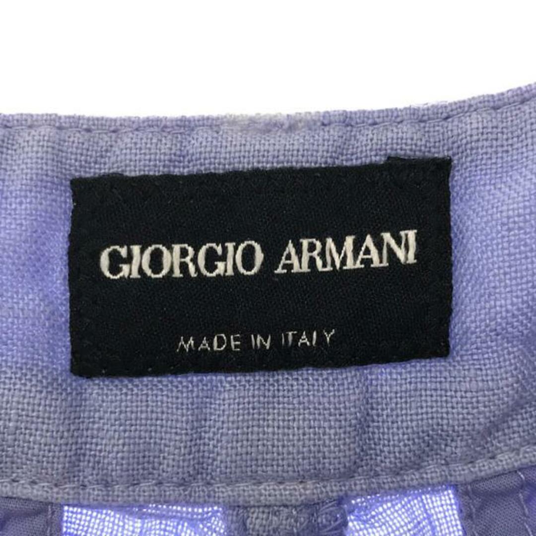 Giorgio Armani(ジョルジオアルマーニ)のGIORGIO ARMANI / ジョルジオアルマーニ | リネン ショートパンツ | 46 | ライトブルー | メンズ メンズのパンツ(その他)の商品写真