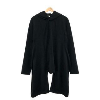 コムデギャルソンオムプリュス(COMME des GARCONS HOMME PLUS)の【美品】  COMME des GARCONS HOMME PLUS / コムデギャルソンオムプリュス | 2021AW | DARKROOM 変形ロングフーディ | M | ブラック | メンズ(スウェット)