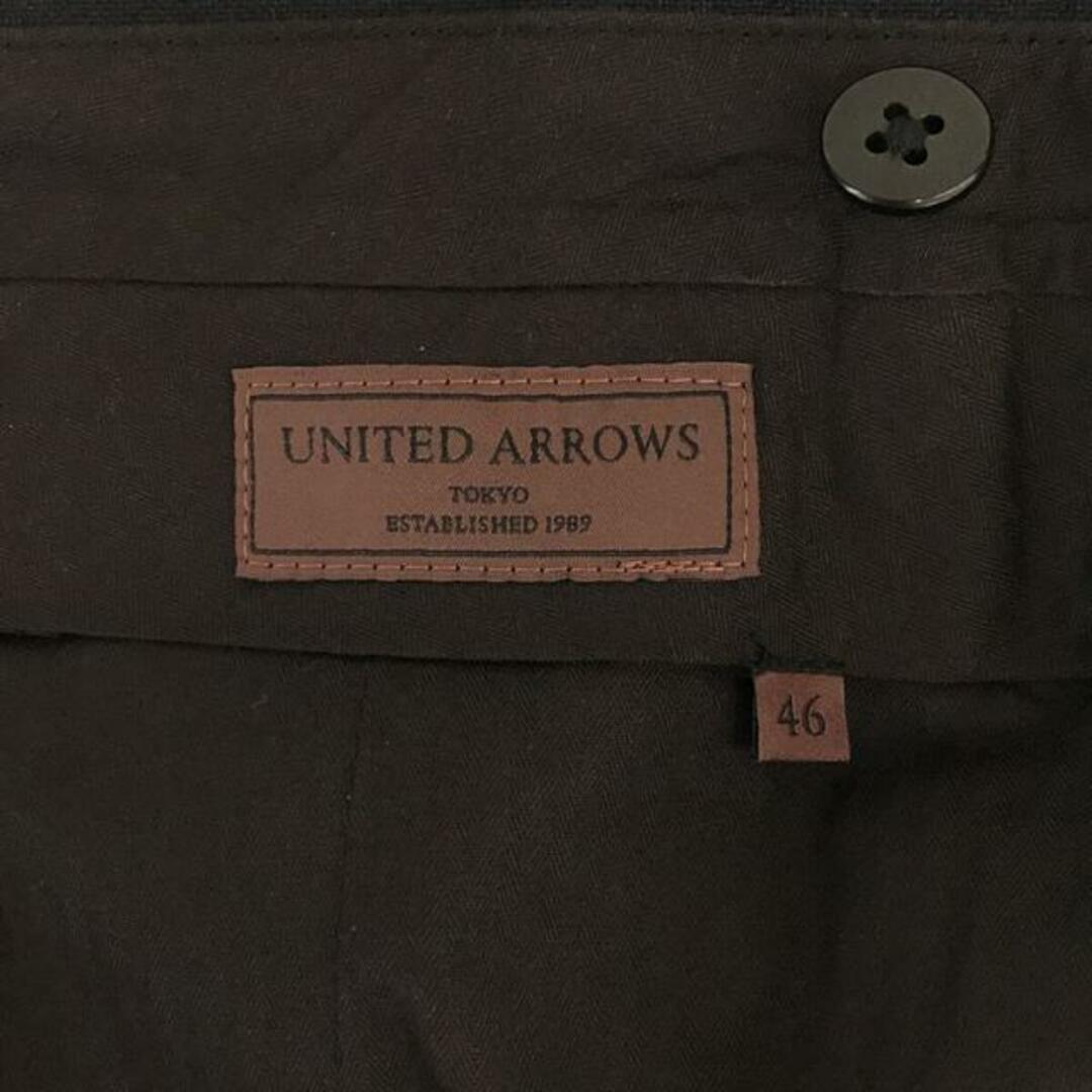 UNITED ARROWS(ユナイテッドアローズ)の【美品】  UNITED ARROWS / ユナイテッドアローズ | ブリティッシュウール トロピカル 2プリーツ パンツ | 46 | ネイビー | メンズ メンズのパンツ(その他)の商品写真