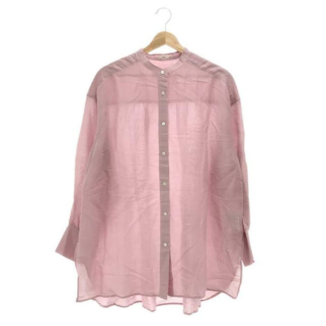 【美品】  IENA / イエナ | 2022SS | ラミーリヨセルバックギャザーシャツ pink | 38 | ピンク | レディース