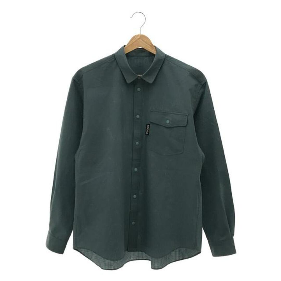 RIDGE MOUNTAIN GEAR / リッジ マウンテン ギア | Poly Basic Long Sleeve Shirt | S | QL Blue / ライトブルー | メンズ