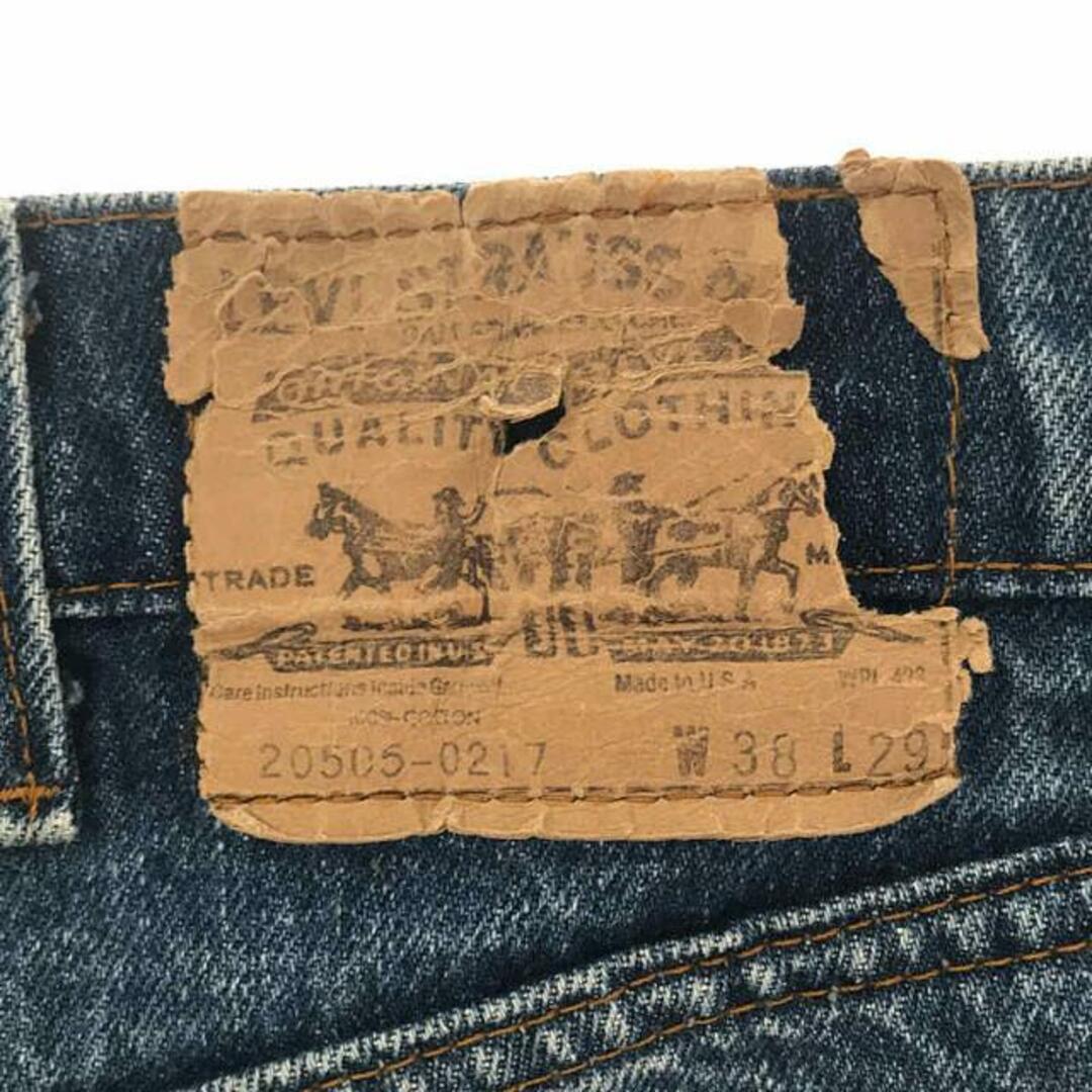 Levi's(リーバイス)のLevi's / リーバイス | 1980s | 80s VINTAGE ヴィンテージ USA製 20505-0217 オレンジタブ 5P デニム パンツ | W38 L29 | インディゴ | メンズ メンズのパンツ(その他)の商品写真