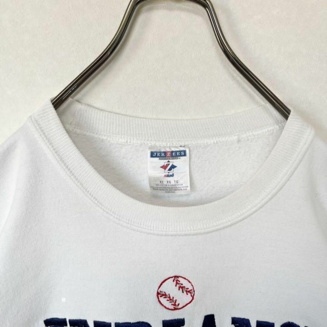 【入手困難】MLBインディアンス 刺繍 2XL スウェット トレーナー 90s.