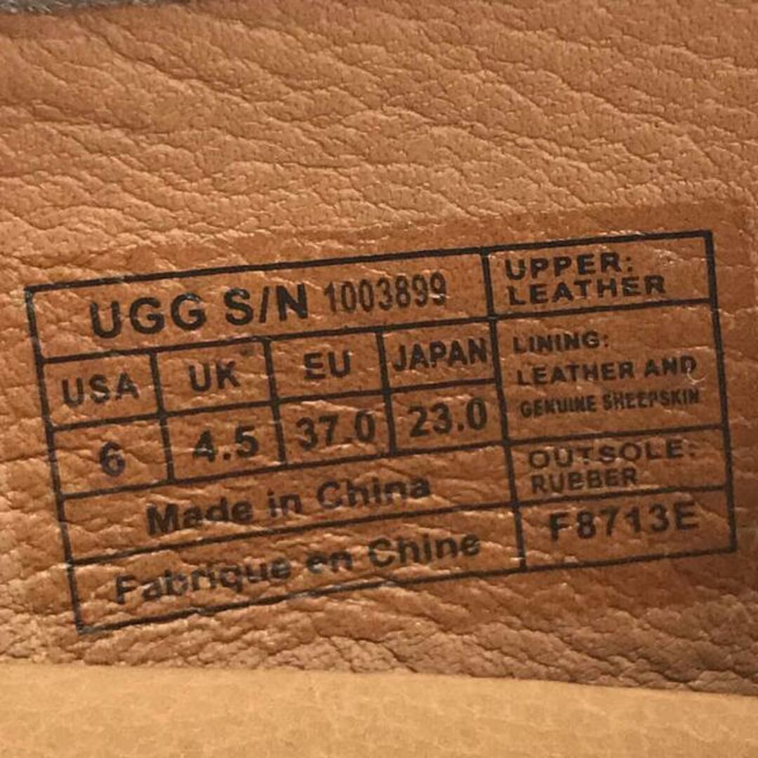 【美品】 UGG / アグ | ROHEN ローヘン スエードレザー リボン フラット パンプス | 23 | グレー | レディース