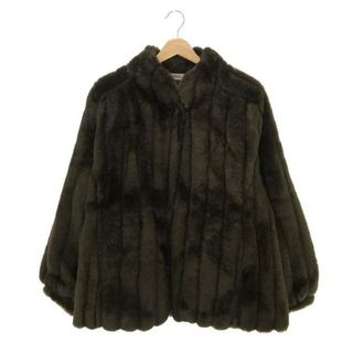 mamu online Flare bear coat ファーコート ブラウン