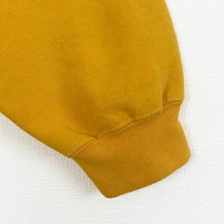 90s ノートルダム大学 カレッジプリントスウェット XL イエロー 黄色の