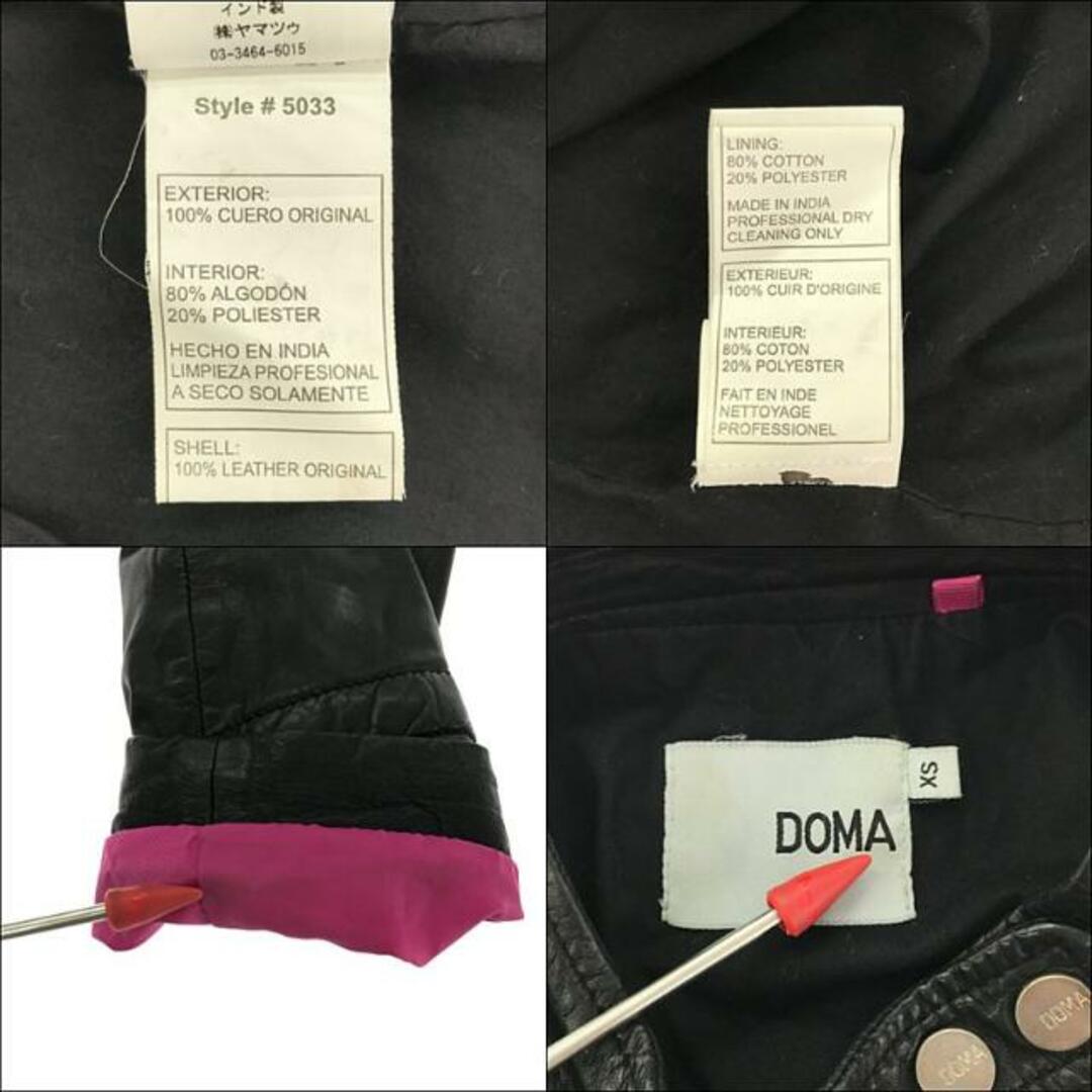 DOMA / ドマ | シープスキン レザージャケット | XS | ブラック | レディース 8