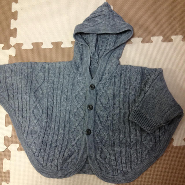 COMME CA ISM(コムサイズム)のCOMME CA ISM☆ポンチョ キッズ/ベビー/マタニティのベビー服(~85cm)(ロンパース)の商品写真