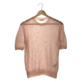 オーラリー(AURALEE)のAURALEE / オーラリー | 2023SS | KID MOHAIR SHEER KNIT TEE | 1 | ピンク | レディース(ニット/セーター)