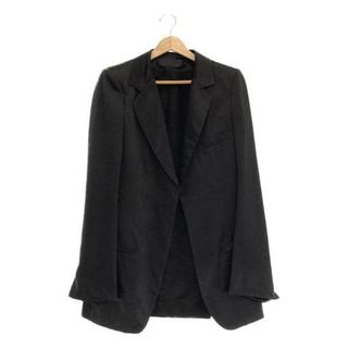 ハイダーアッカーマン(Haider Ackermann)のHaider Ackermann / ハイダーアッカーマン | 肩パッド 光沢 テーラードジャケット | 34 | ブラック | レディース(その他)