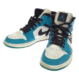 ナイキ(NIKE)のNIKE / ナイキ | AIR JORDAN 1 MID 554724-415 エアジョーダン ミッド スニーカー | 27.5 | ブルー | メンズ(スニーカー)