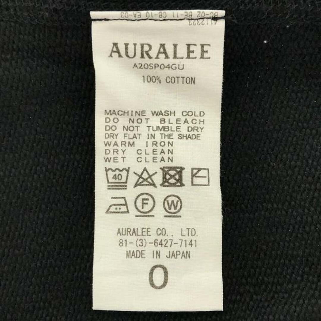 AURALEE(オーラリー)のAURALEE / オーラリー | 2020SS | SUPER SOFT SWEAT BIG P/O | 0 | ブラック | メンズ メンズのトップス(スウェット)の商品写真