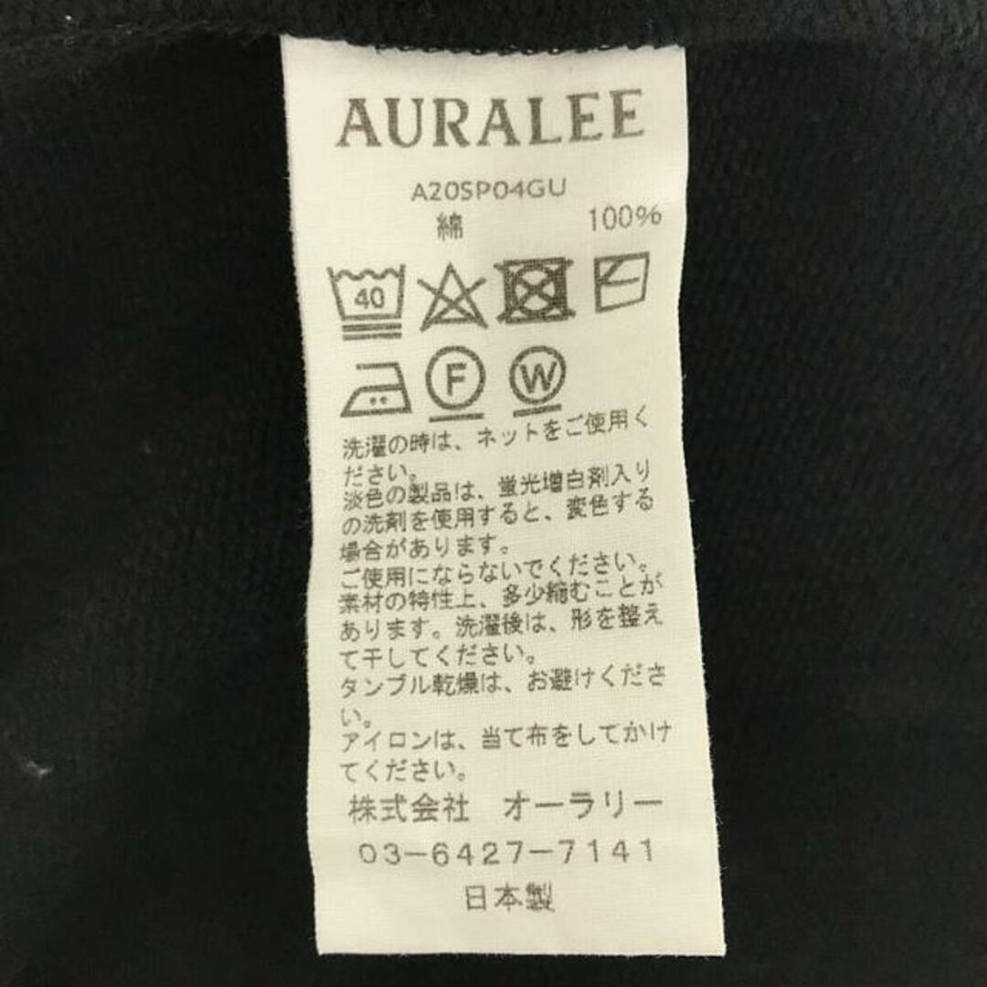 AURALEE(オーラリー)のAURALEE / オーラリー | 2020SS | SUPER SOFT SWEAT BIG P/O | 0 | ブラック | メンズ メンズのトップス(スウェット)の商品写真