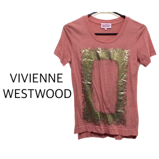 ヴィヴィアン(Vivienne Westwood) ゴールド Tシャツ(レディース/半袖