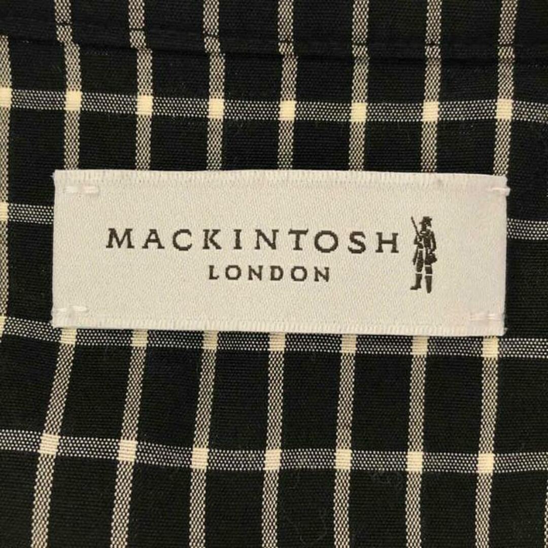 MACKINTOSH LONDON / マッキントッシュロンドン | ピンタックスタンドカラー ワンピース | 38 | ブラック | レディース 4