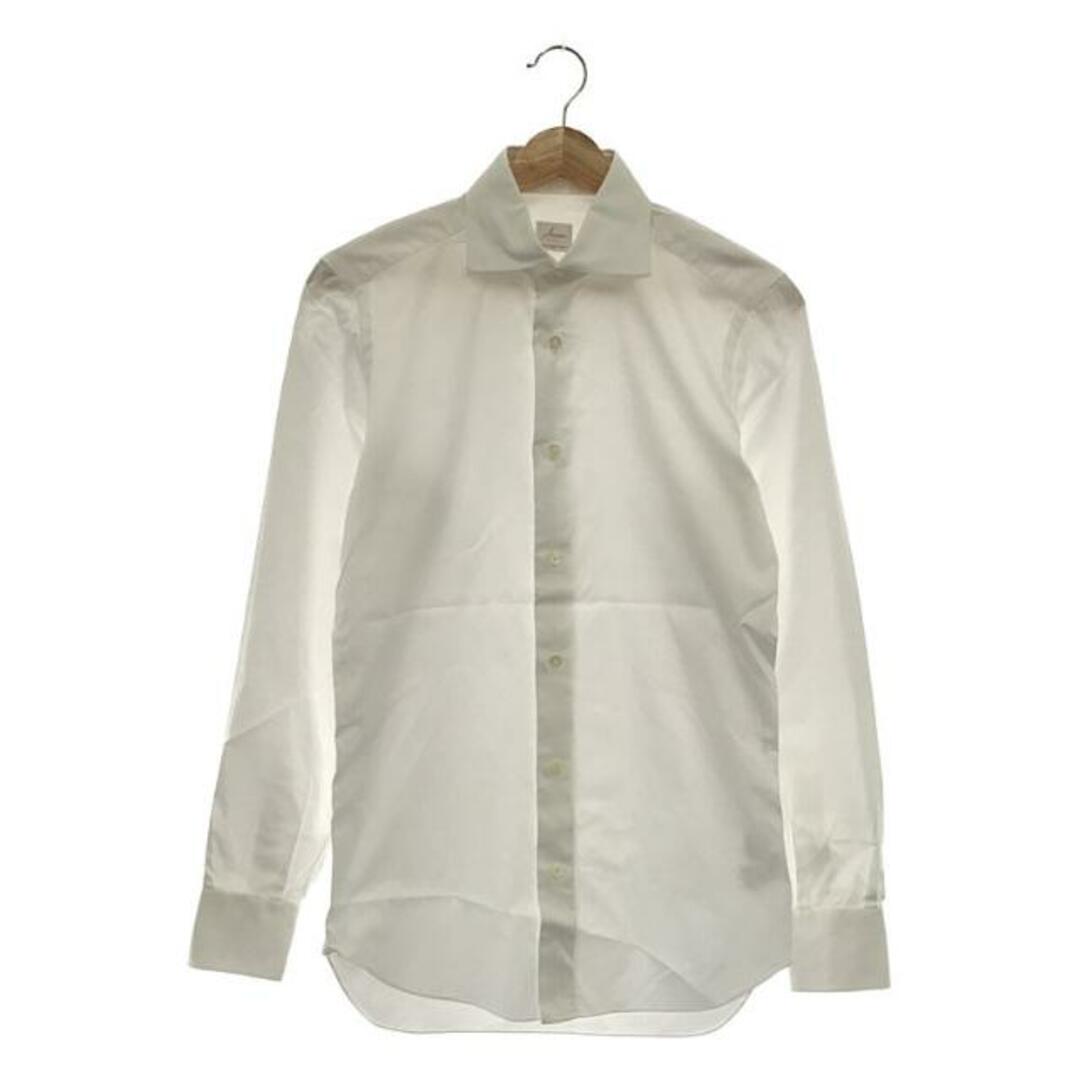 AVINO / アヴィーノ | ワイドカラー ドレスシャツ | 14 1/2 | ホワイト ...