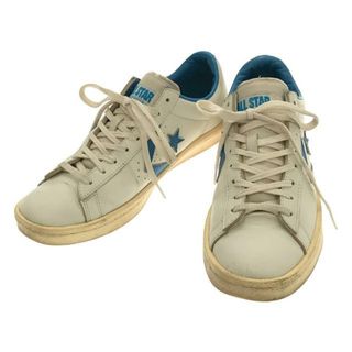 コンバース(CONVERSE)のCONVERSE / コンバース | PRO LEATHER OX プロレザー スニーカー | 27 | ホワイト/ブルー | メンズ(スニーカー)