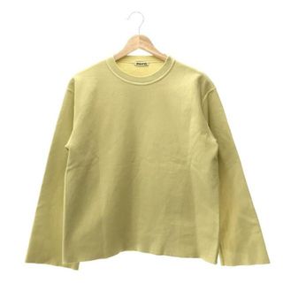 オーラリー(AURALEE)の【美品】  AURALEE / オーラリー | 2020AW | SUPER MILLED SWEAT CUT-OFF P/O | 1 | イエロー | メンズ(スウェット)