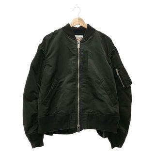 サカイ(sacai)の【美品】  sacai / サカイ | Nylon Twill Blouson ナイロン ツイル ボンバージャケット | 3 | カーキ | レディース(その他)