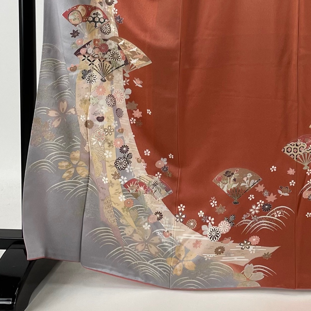 訪問着 美品 秀品 身丈162.5cm 裄丈66cm 正絹 - 着物