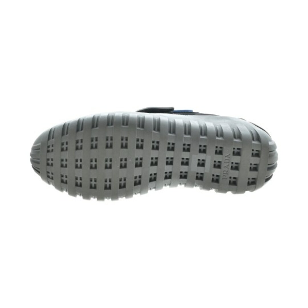 PRADA - PRADA プラダ スニーカー 5 1/2(25.5cm位) 黒x青 【古着