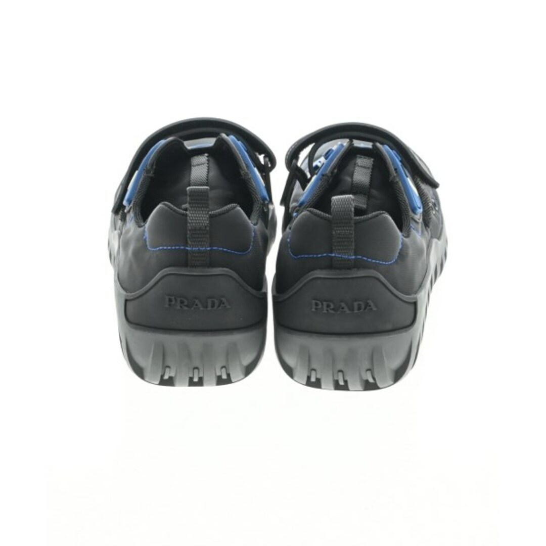 PRADA - PRADA プラダ スニーカー 5 1/2(25.5cm位) 黒x青 【古着