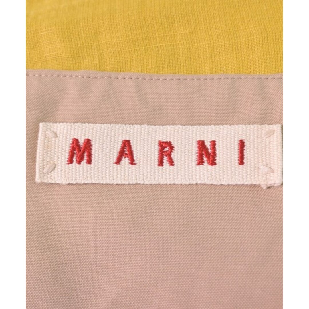 Marni(マルニ)のMARNI マルニ ひざ丈スカート 38(S位) 黄 【古着】【中古】 レディースのスカート(ひざ丈スカート)の商品写真