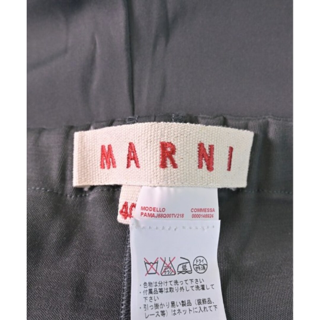 Marni(マルニ)のMARNI マルニ クロップドパンツ 40(M位) カーキ 【古着】【中古】 レディースのパンツ(クロップドパンツ)の商品写真