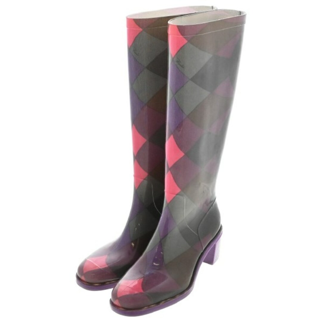 EMILIO PUCCI - EMILIO PUCCI レインシューズ EU37(23.5cm位) 【古着