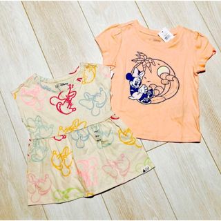 ベビーギャップ(babyGAP)のベビーギャップ★新品 ディズニー ミニー Tシャツ セット 80(Ｔシャツ)