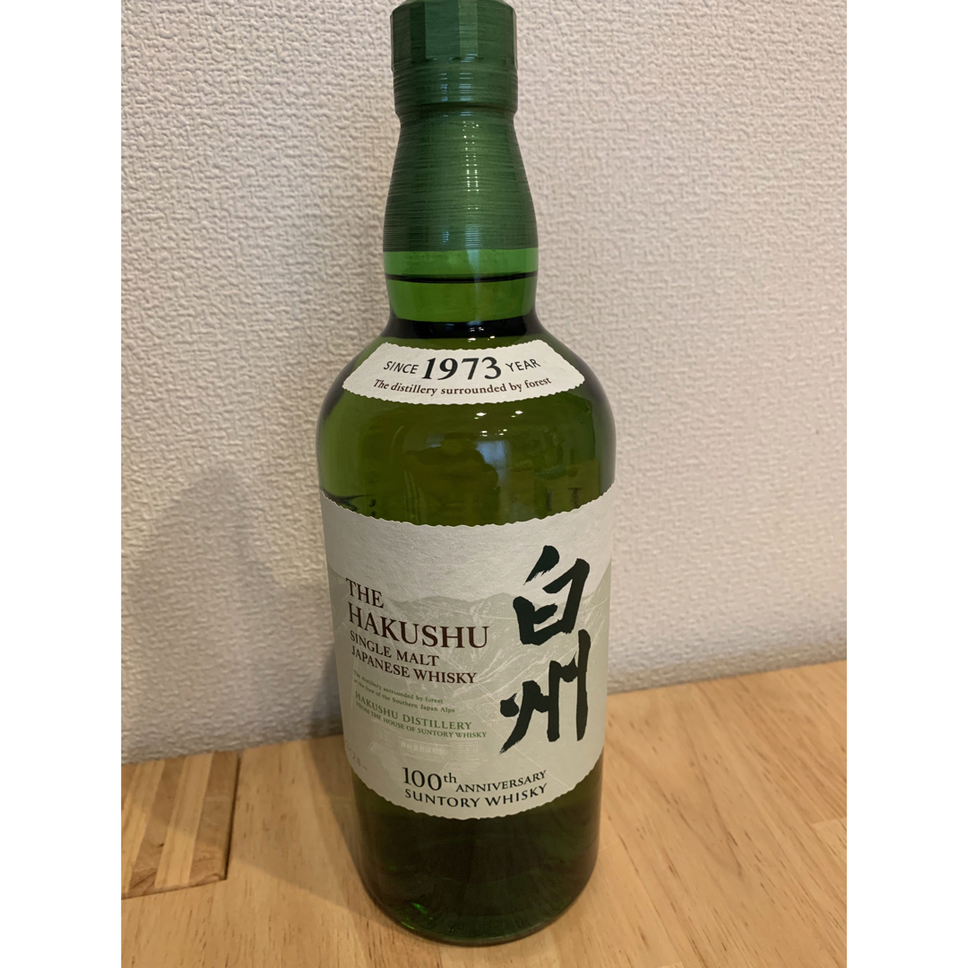 サントリー(サントリー)のサントリーウイスキー白州NA 100周年記念ボトル 食品/飲料/酒の酒(ウイスキー)の商品写真