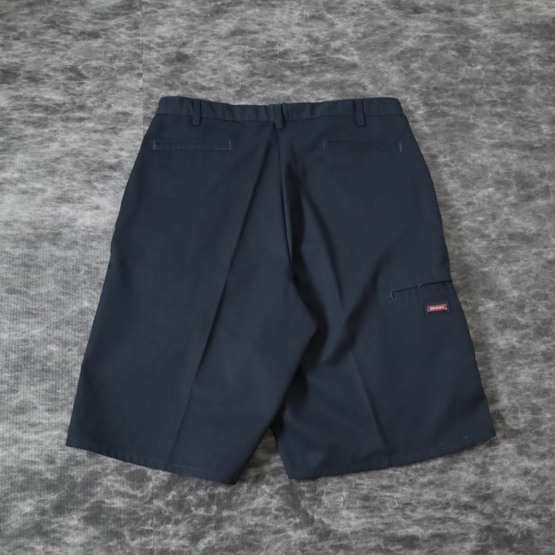 Dickies(ディッキーズ)の【ディッキーズ】90s ルーズ ワークショーツ ワイド ハーフパンツ 紺 W38 メンズのパンツ(ショートパンツ)の商品写真