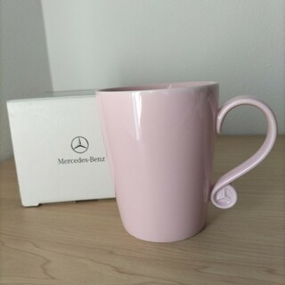 Mercedesme メルセデス ベンツ ピンク ロゴ マグカップ 陶器 コップ(グラス/カップ)