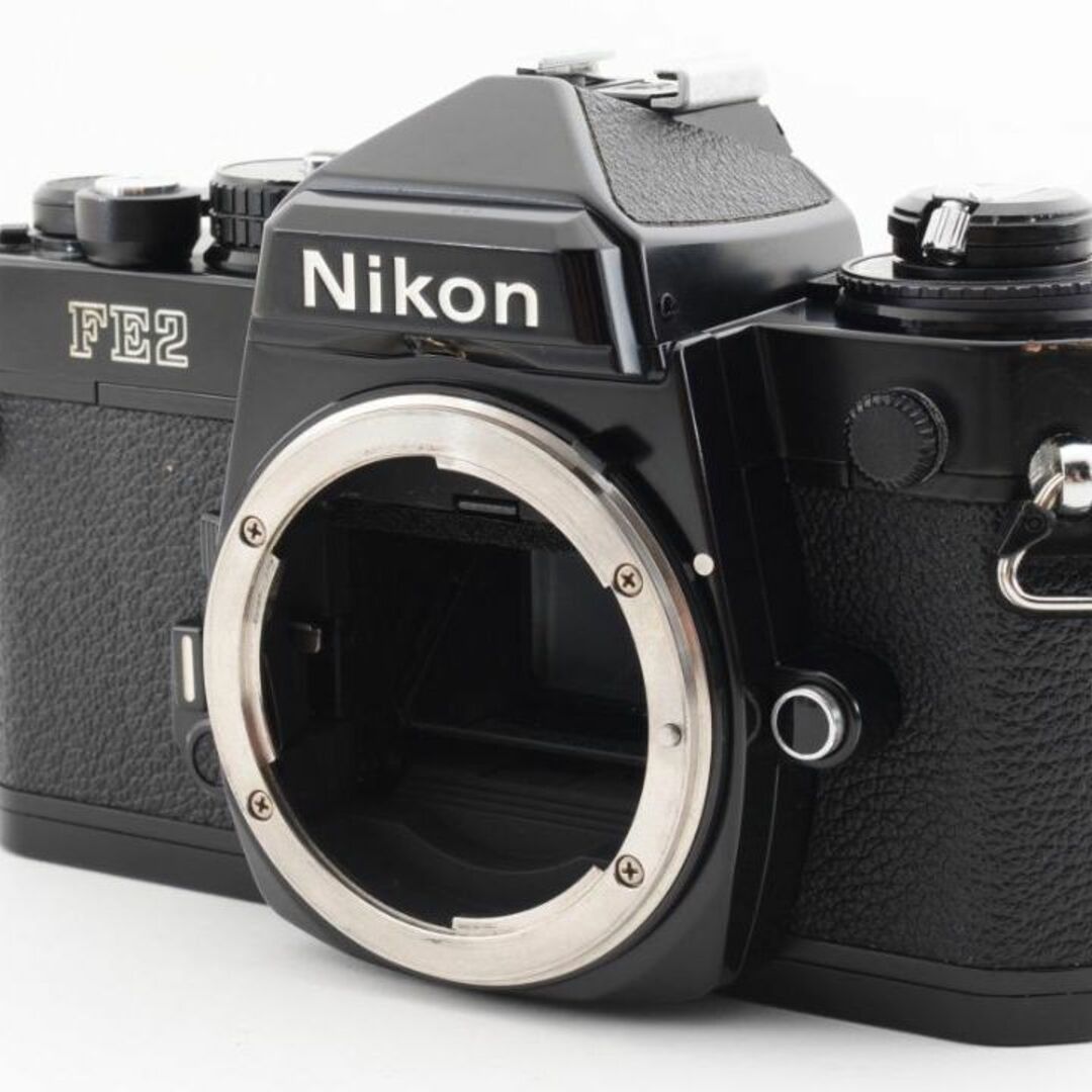 美品 NIKON FE2 ブラック フィルムカメラ モルト新品交換済 Y824の通販