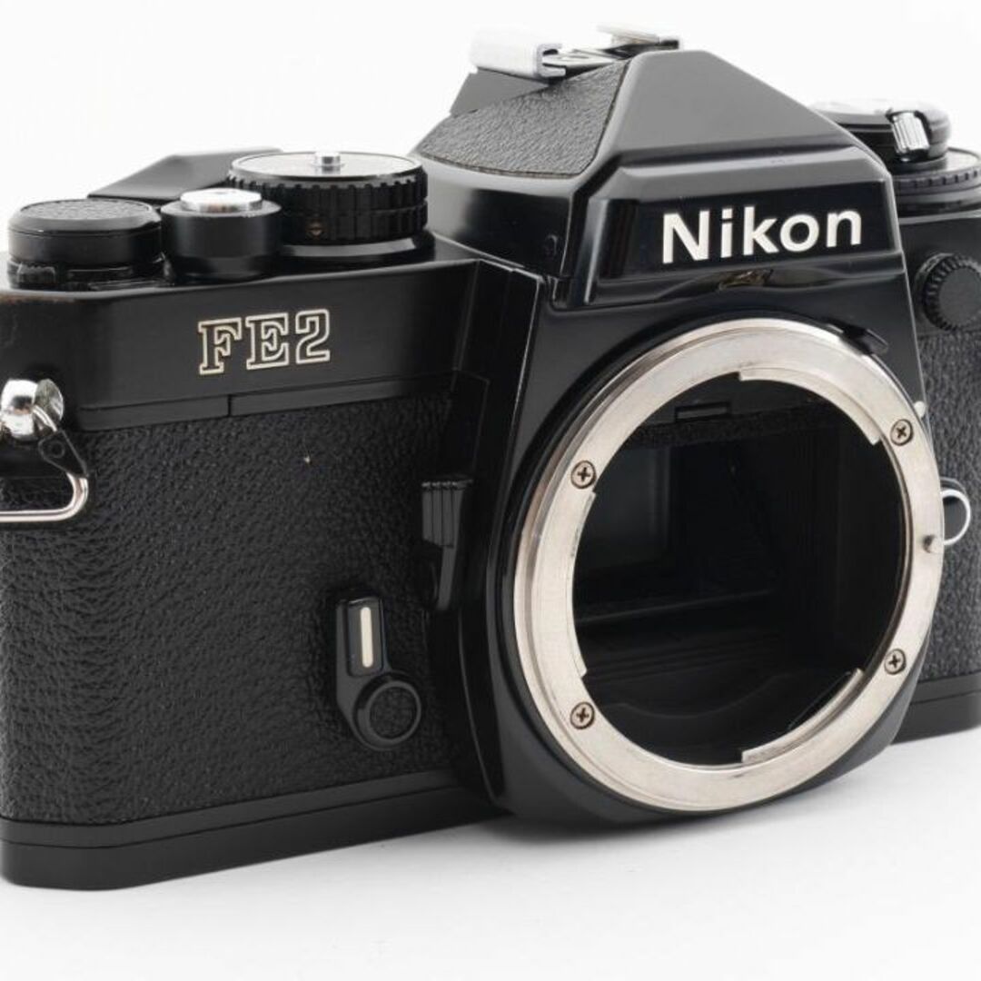 美品 NIKON FE2 ブラック フィルムカメラ モルト新品交換済 Y824の通販