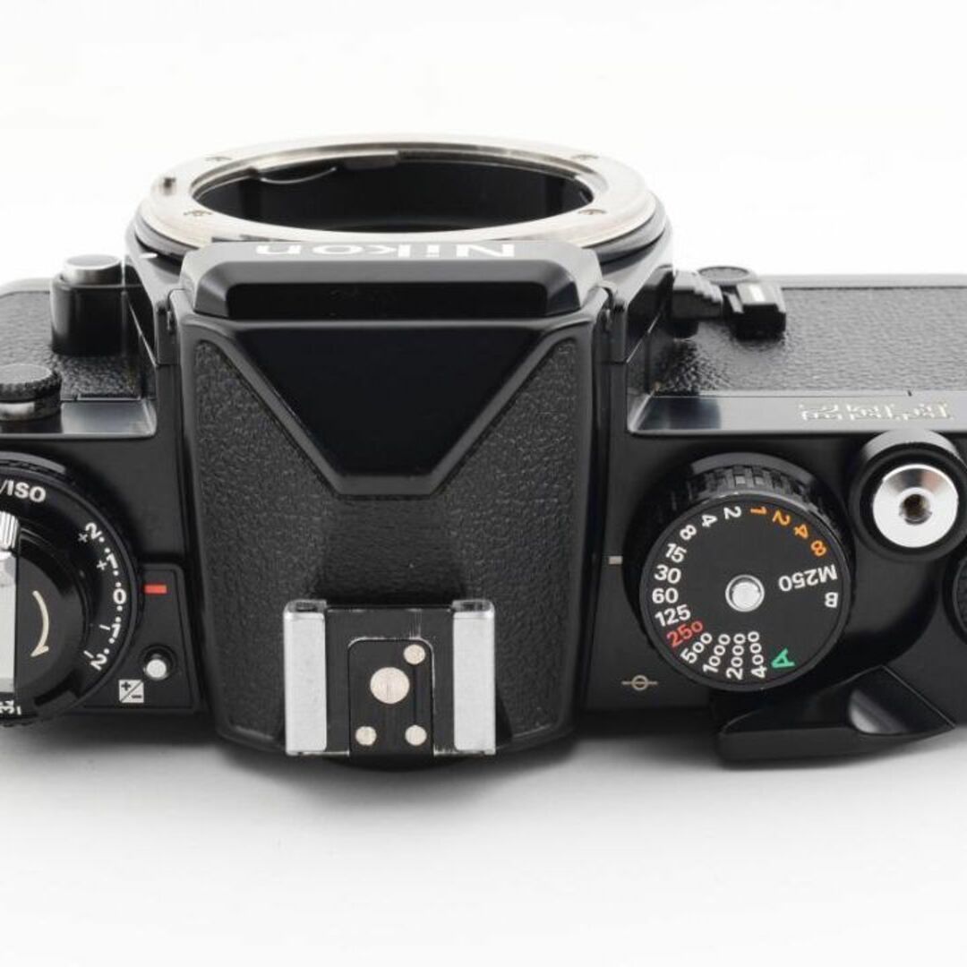 美品 NIKON FE2 ブラック フィルムカメラ モルト新品交換済 Y824の通販