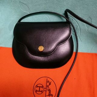 エルメス(Hermes)のエルメスポーラ(ブラック)(ショルダーバッグ)