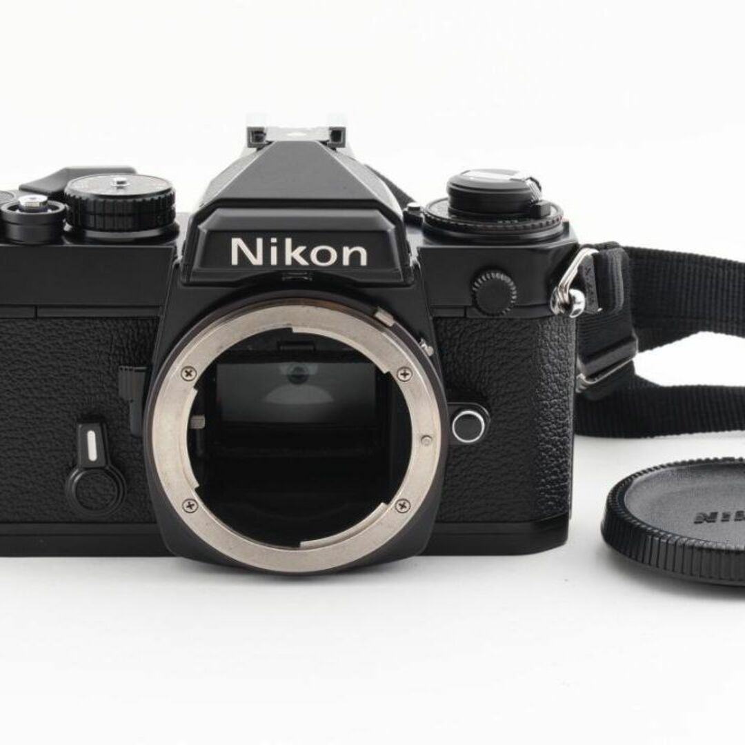 新品級 NIKON FE ブラック フィルムカメラ モルト新品交換済 Y872