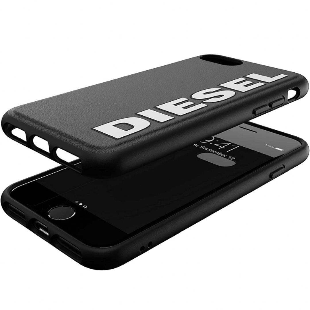 ◆DIESEL/ディーゼル◇ iPhoneケース ブラックホワイト  大人気