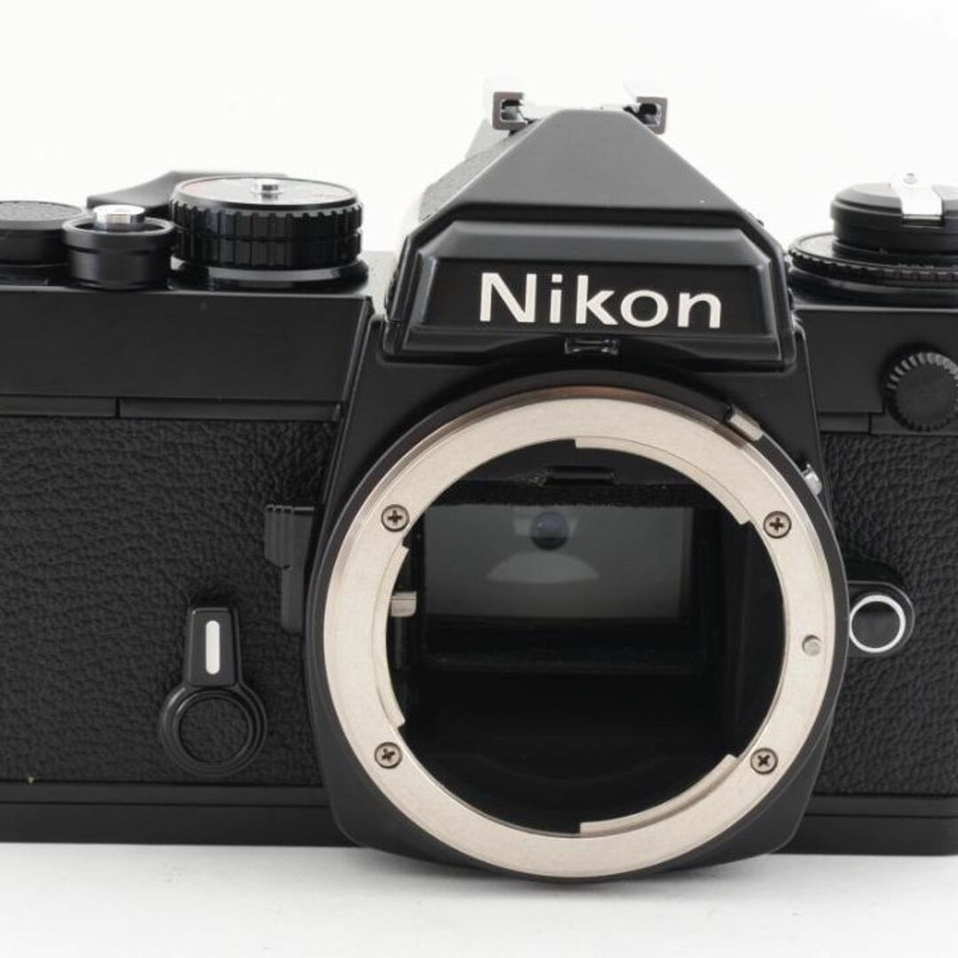 超美品 NIKON FE ブラック フィルムカメラ モルト新品交換済 Y827の