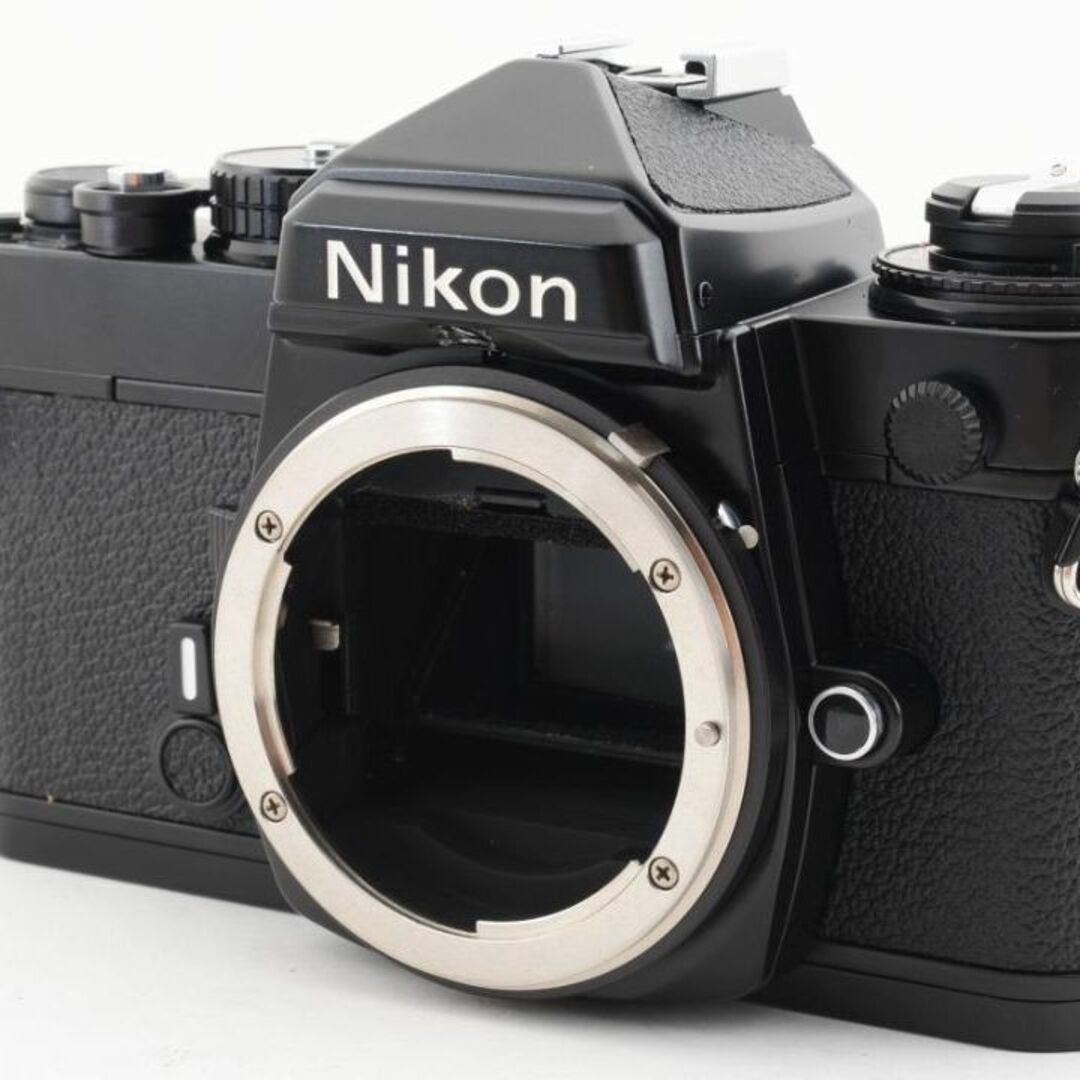 超美品 NIKON FE ブラック フィルムカメラ モルト新品交換済 Y827の