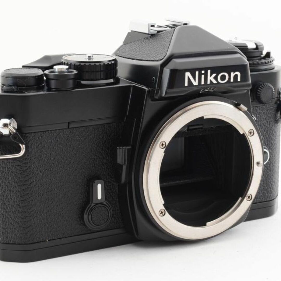 超美品 NIKON FE ブラック フィルムカメラ モルト新品交換済 Y827の