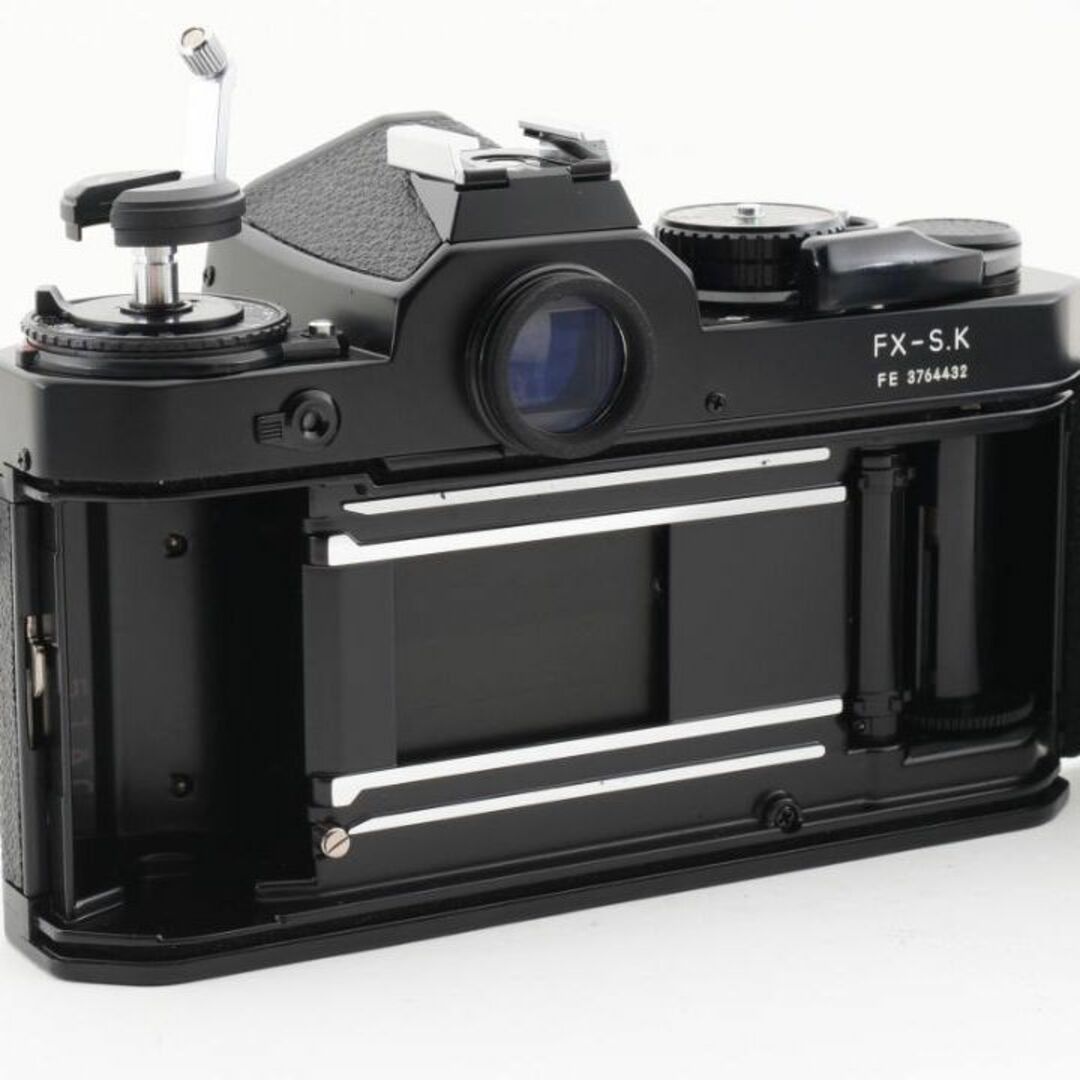 超美品 NIKON FE ブラック フィルムカメラ モルト新品交換済 Y827の