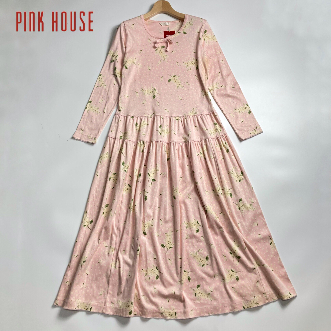 通販ショッピング 未使用 PINK HOUSE ピンクハウス 花柄 ワンピース