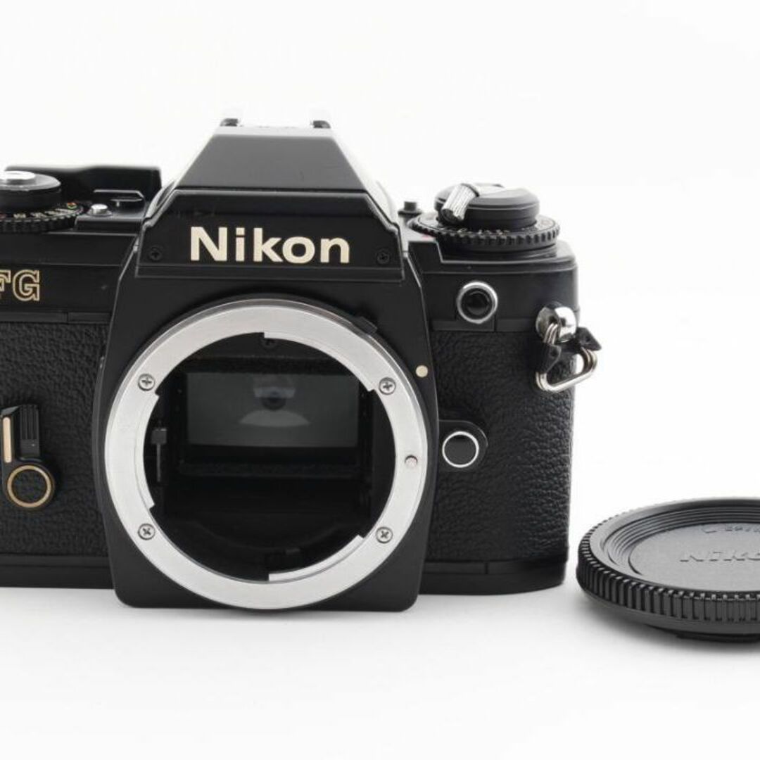 美品 NIKON　FG ブラック フィルムカメラ　モルト新品交換済 Y810