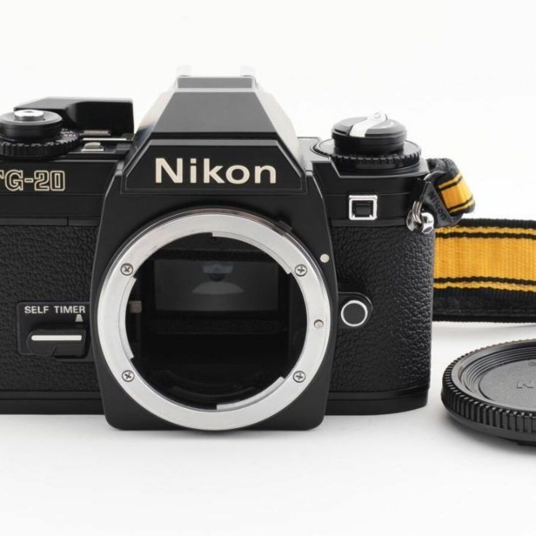 超美品 NIKON FG-20 ブラック フィルム　モルト新品交換済 Y887